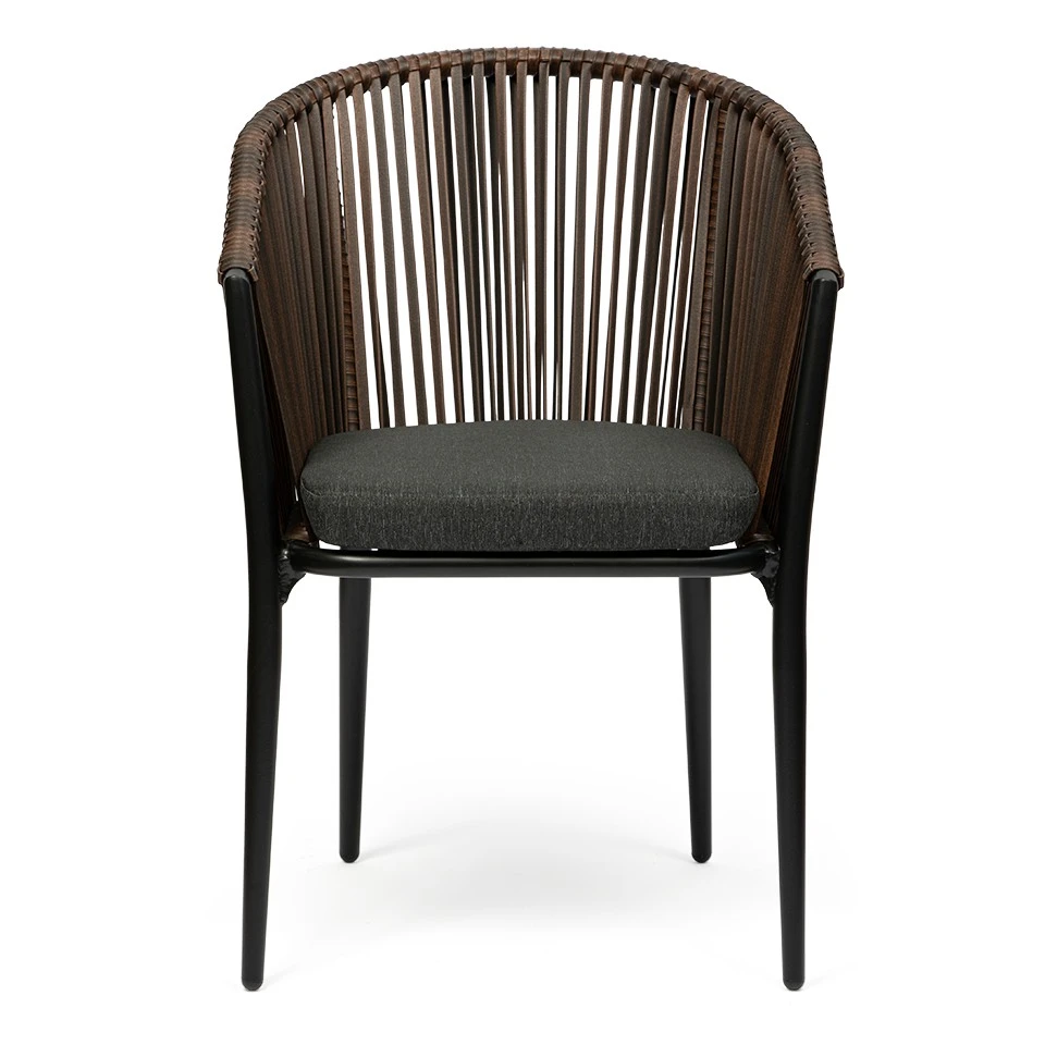 PE Rope Garden Dining Chairs Outdoor Chairs factory
