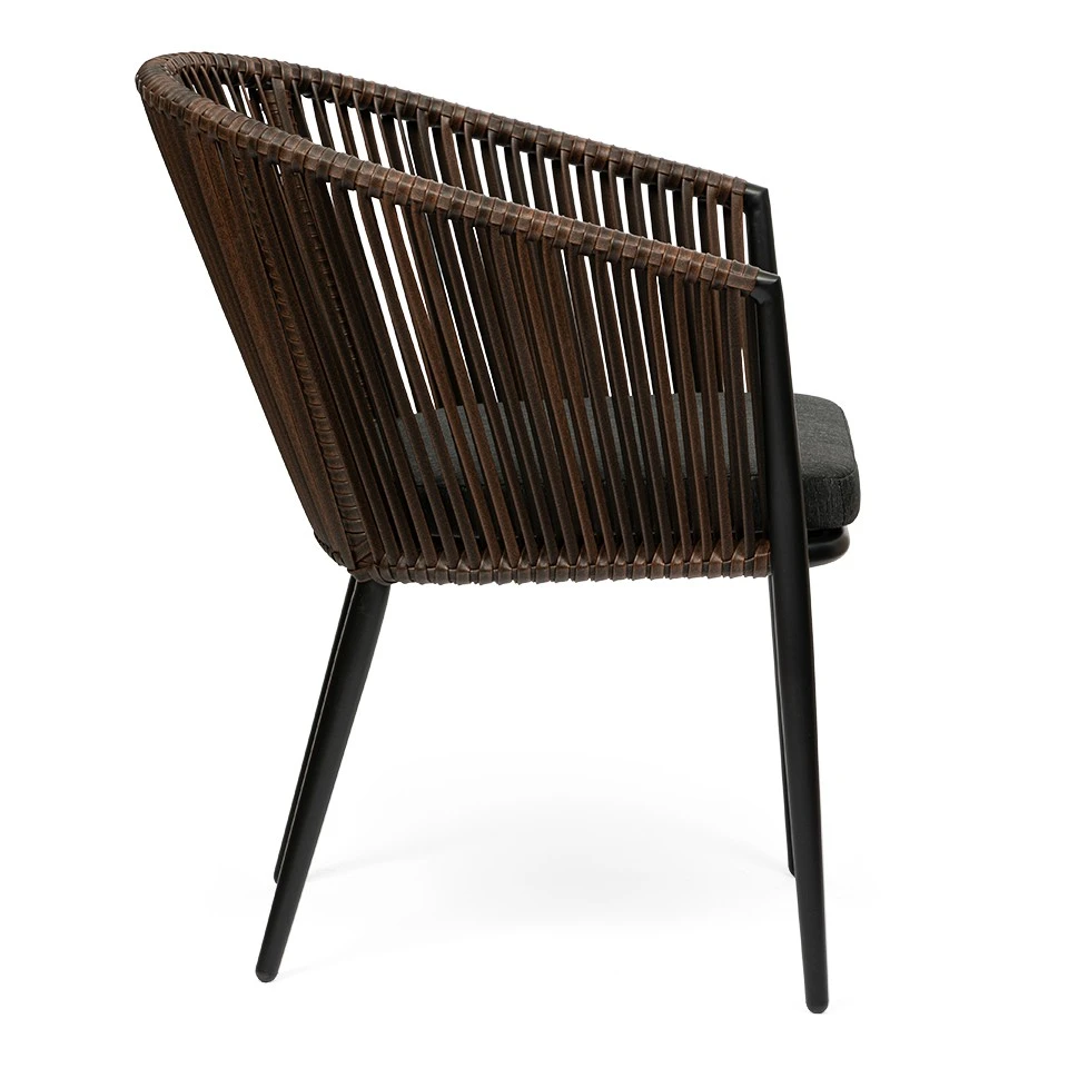 PE Rope Garden Dining Chairs Outdoor Chairs suppliers